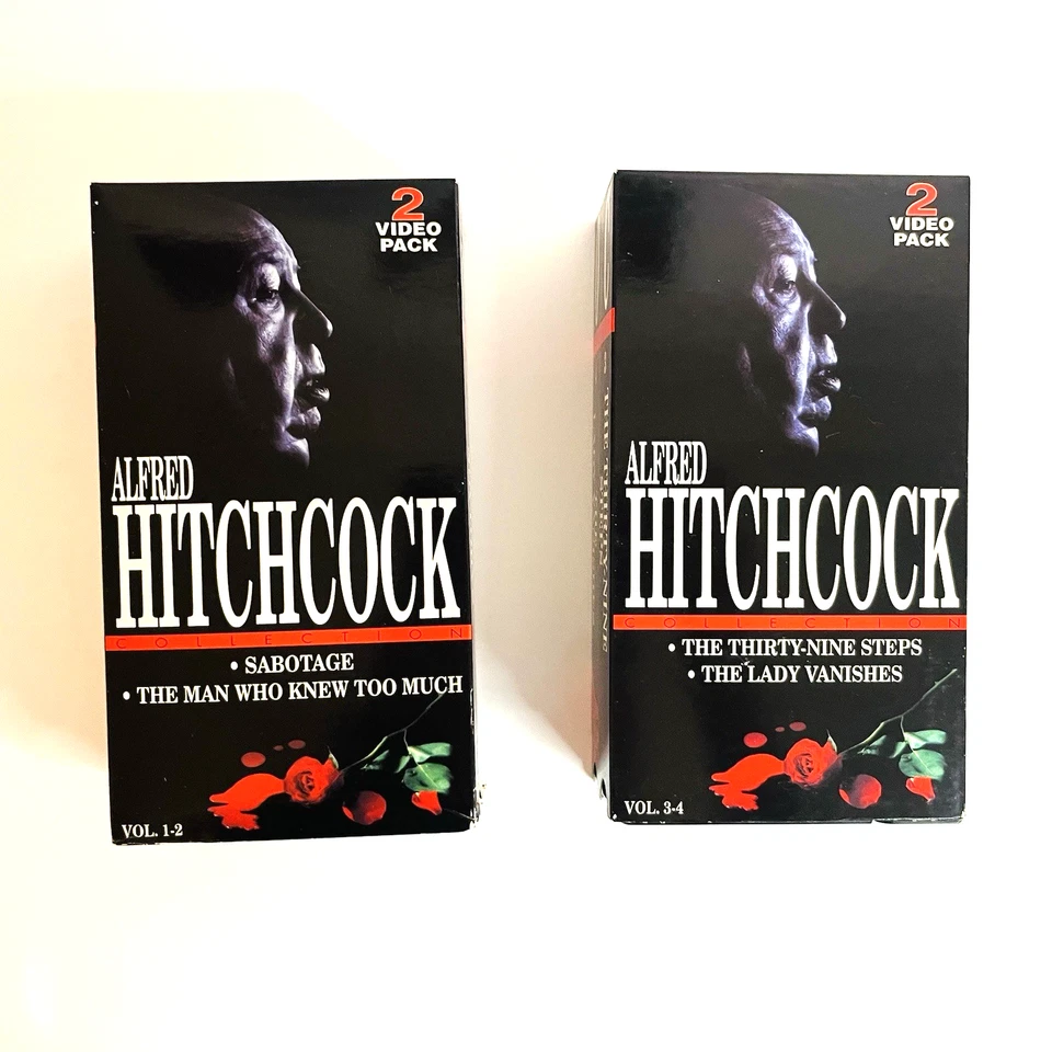 Vintage Alfred Hitchcock Series Collection VHS Tapes Box Set 1993 - Image 4 of 4