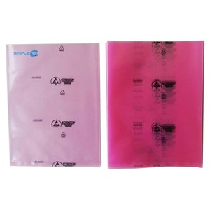50 X Pink Antistatic Bags For 3.5" SSD Hard Drives