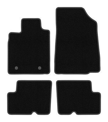 Fußmatten Automatten Velours für Dacia Duster 2WD 2010-2018 Set 4-tlg Passgenau