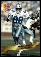 Michael Irvin 1993 Wild Card #83 Cowboys FREE SHIPPING StackedPacks