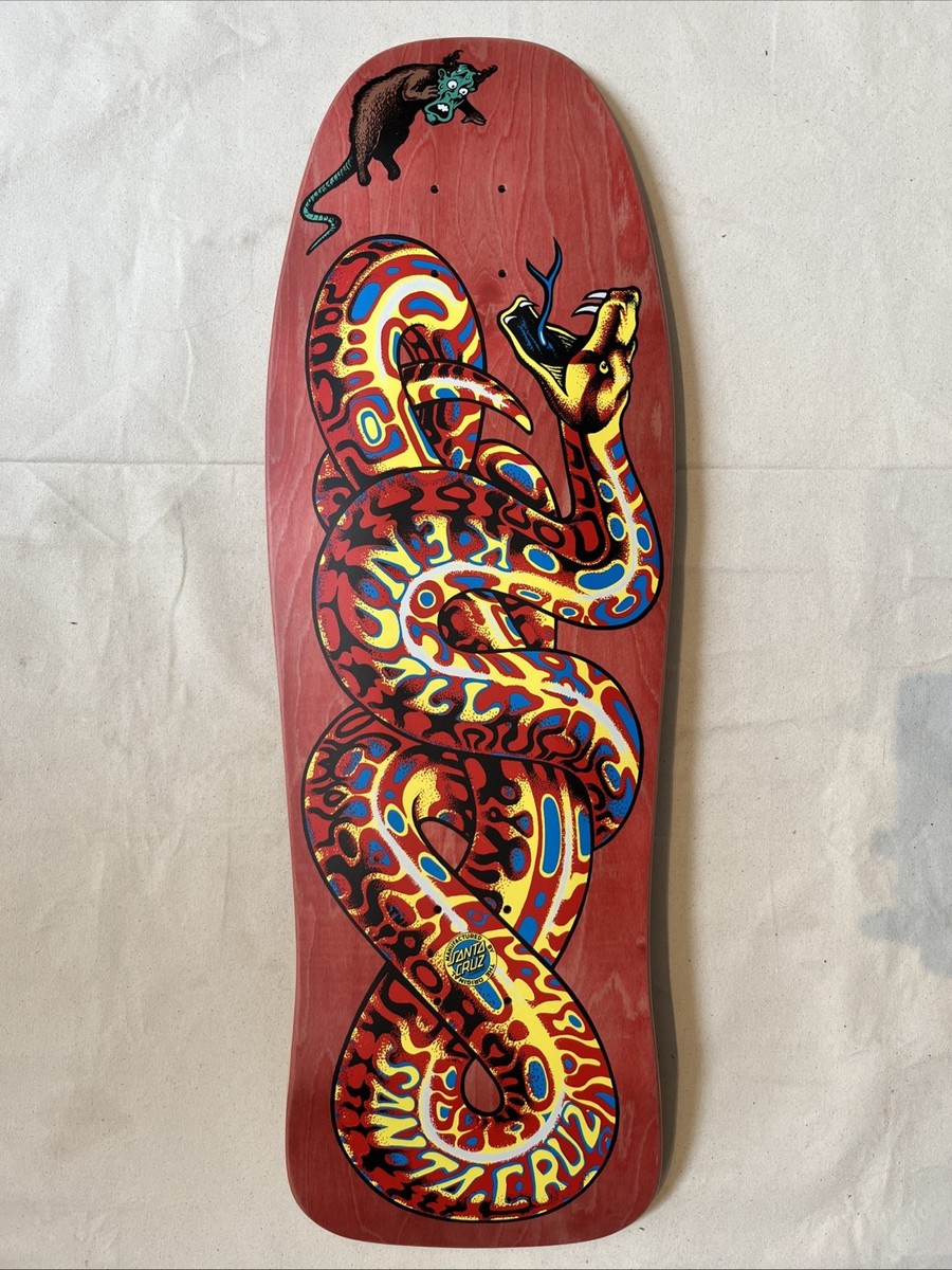 Santa Cruz Jeff Kendall Snake Skateboard 80s Deck Reissue 2022 | eBay