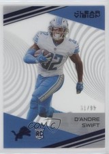 2020 Panini Chronicles Clear Vision Rookies Blue 31/99 D'Andre Swift #CV-9 01i1