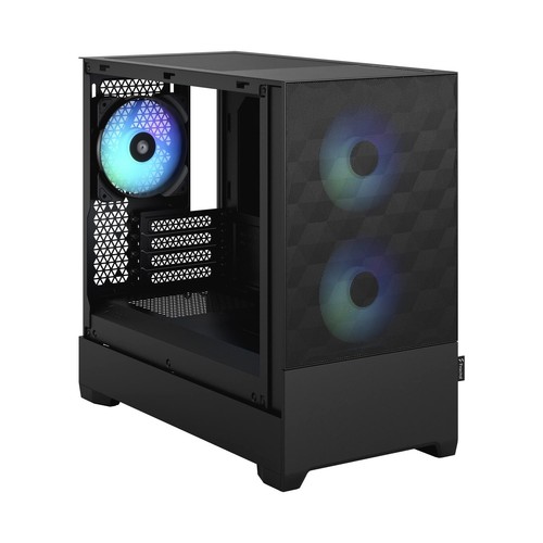 Fractal Design Pop Mini Air RGB Black TG Clear Tint Mini Tower PC Case FD-C-POR1 - Photo 7/9