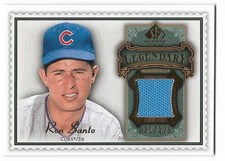 2009 SP Legendary Cuts - Legendary Memorabilia Ron Santo #LM-SA2 Olive Green...