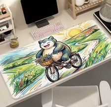 Pokemon Snorlax Grande Mousepad Large Gaming Mouse Pad