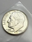 1956 D Roosevelt Dime 90% Silver US Coin UNCIRCULATED #38
