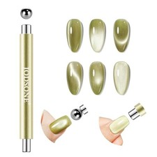 3-in-1 Cat Eye Magnet Nail Art Tool - Cylindrical & Ball - Metal Nail Art