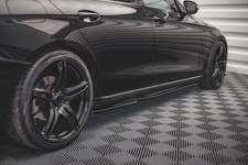 Street+ Seitenschweller Leisten passend f&uuml;r Mercedes E W213 schwarz Hochglanz