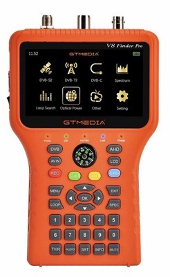 GTMEDIA V8 Finder Pro2 HD Satellite Finder Satellite Signal Tester 4.3'' Screen