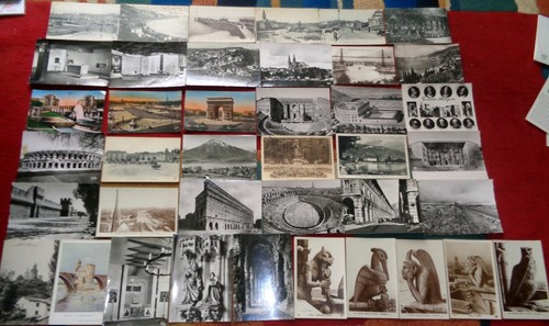 JOB LOT VINTAGE POSTCARDS 1900s on: RP: FRANCE : LE HAVRE: PARIS: NIMES CHARTRES