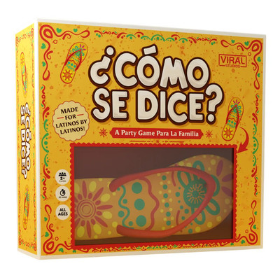Cómo Se Dice Party Game   Hilarious Latino Card Game with  Chancla  Included