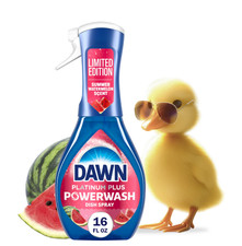 Dawn Powerwash Spray, Dish Soap, Dishwashing Liquid, Summer Watermelon, 1 Starte