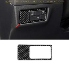For Mazda CX-5 2017-2024 Real Carbon Fiber Driver's Side Dash Control Cover Trim
