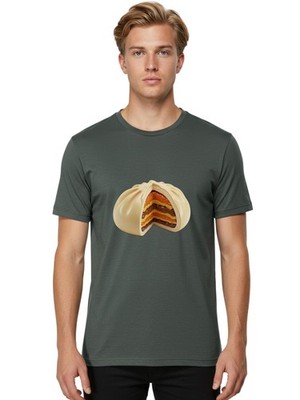 Bao-1 Mens Graphic Tee, 100% Cotton, Casual Summer Wear