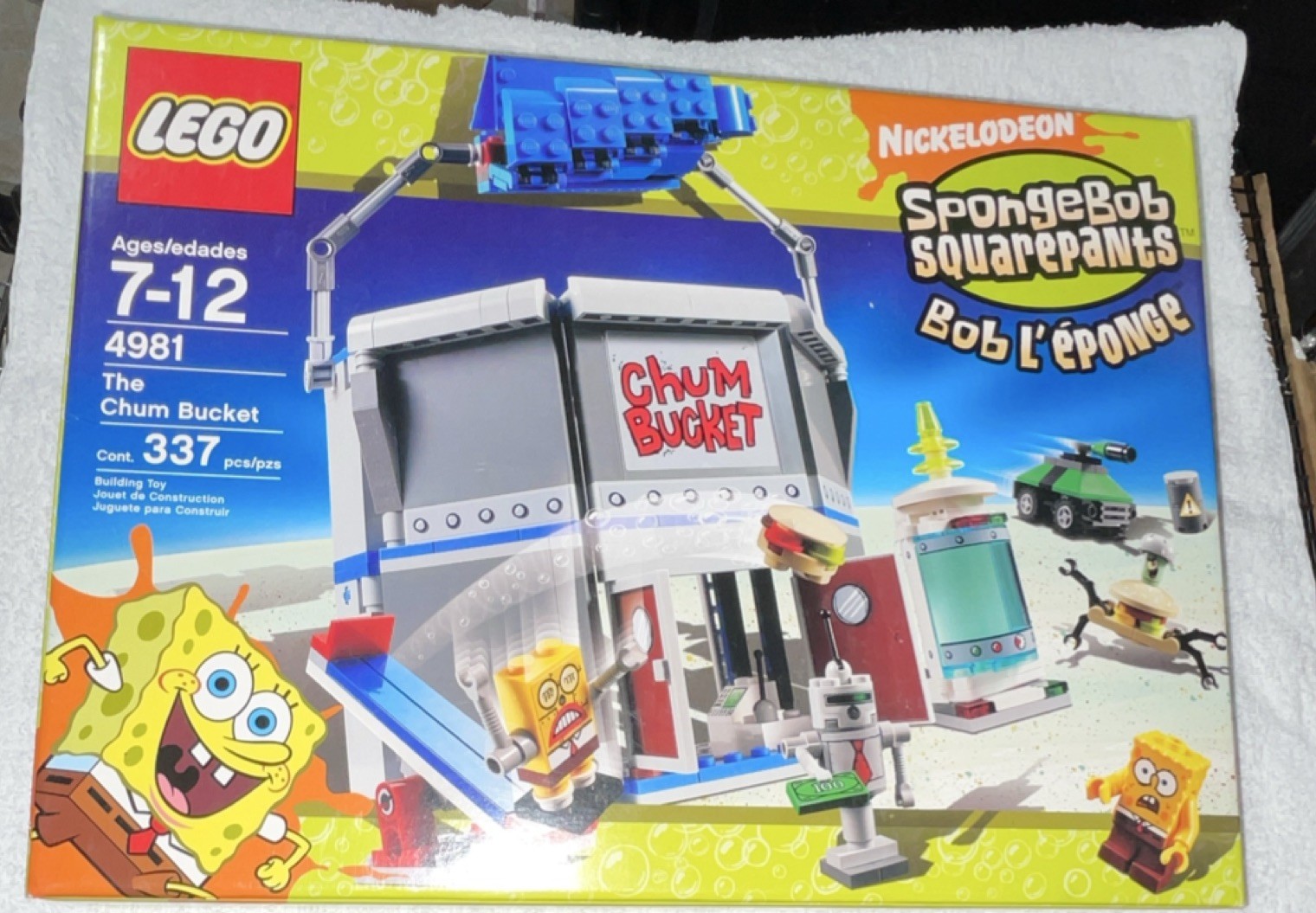 LEGO SpongeBob SquarePants The Chum Bucket 4981 Complete Set 337 Pieces