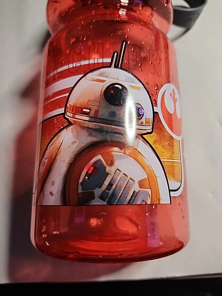 Botella de agua Star Wars con tapa abatible BB-8 droide Foto 3 de 4