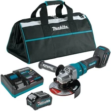 Makita 40V Max Xgt Cordless 4-1/2 In / 6 In Paddle Switch Angle Grinder 4Ah Kit