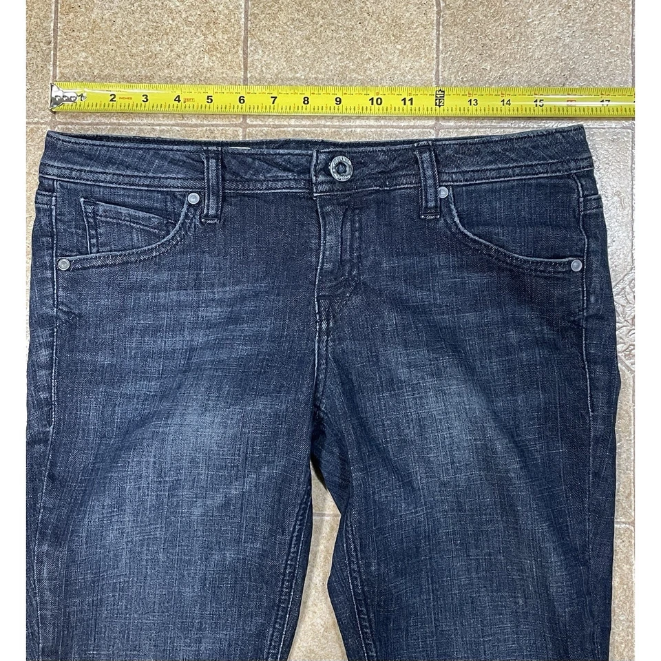 Volcom Jeans Youth Sz 11 Super Skinny Fit Ankle Zip Denim Cotton Stretch Preppy - Image 3 of 4