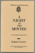 Robert COOVER / A Night at the Movies Uncorrected Proof 1st 1987