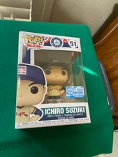 Funko Pop! Ichiro Suzuki Hall of Fame #51 Seattle Mariners SGA