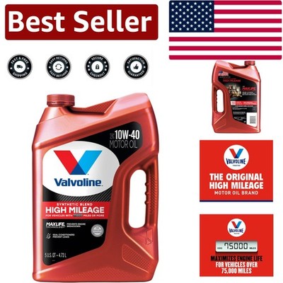 MaxLife Technology 5 QT Synthetic Blend Engine Oil SAE 10W-40 for Superior Care