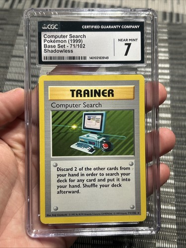 Computer Search (Shadowless) graded CGC 7 for sale on eBay
