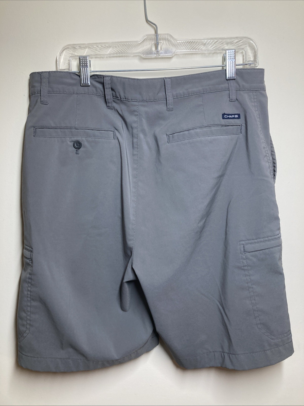 Chaps Men’s Size 33 Golf Shorts Solid Gray Flat F… - image 8