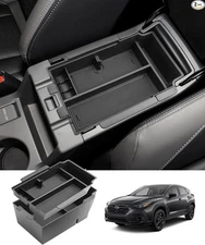2 Layer Center Console Organizer for Vehicle, Durable ABS A Styles-Double Layer