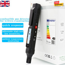 Combustible Gas Detector Natural Gas Leak Detector with Audible and Visual Alarm