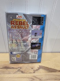 Star Wars Rebel Assault Sega CD 1993 CIB Complete Case Manual Reg Card