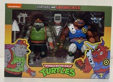 NECA Reel ToysTeenage Mutant Ninja Turtles Dirtbag Groundchuck Action Figure Set