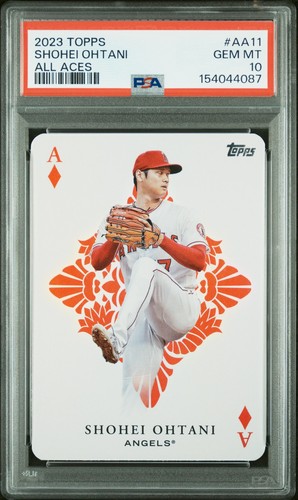 2023 Topps Shohei Ohtani #AA11 **All Aces** PSA 10 GEM MINT