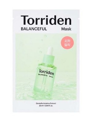 Torriden Balanceful Centella Asiatica Extract Mask (1pc) - Soothing Cica Korea