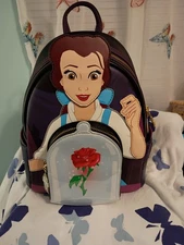 Disney Loungefly Bell Enchanted  Rose Mini Back Pack New Without Tags (Grail)