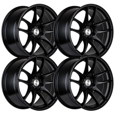 Set-4 Avid.1 Av-32 18x8.5 5x4.55x114.3 Matte Black 35mm Wheels Rims 18 Inch