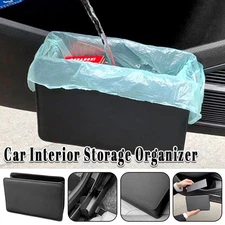 Car Interior Storage Organizer Foldable Trash Bins Seatback Hanging Multi Pocket