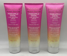 3PK Pacifica Pineapple Swirl Curl Defining Cream 4 FL OZ EA FAST SHIP READ