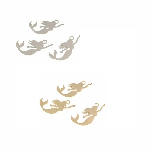 Gold,silver Ocean Beach Charms Handmade Crafts Lovers