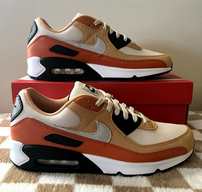 Nike Air Max 90 Sneakers Copper Moon/Sail DM0029 800 Men s Size 10 BNIB