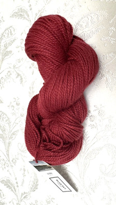 BLUE SKY EXTRA YARN - Beautiful Skein - Brick red - color: #3511 Carmine Lovely!