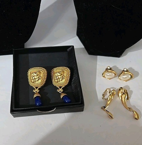 Lotto gioielli AVON vintage-ora 10 pezzi PEGASUS/LAPIS, SPILLA CHIAMATA AVON +++ - Foto 5 di 12