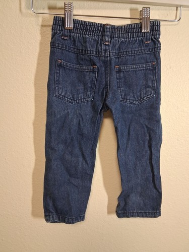 Boys Rock 2 Piece Outfit Denim Hoodie Casual Grunge Fox Plaid Size 12 Months - Picture 9 of 12