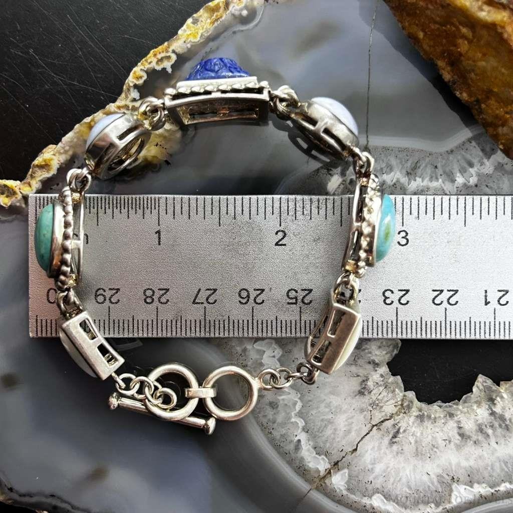 Whitney Kelly Sterling Multi Shape Stone Toggle C… - image 10