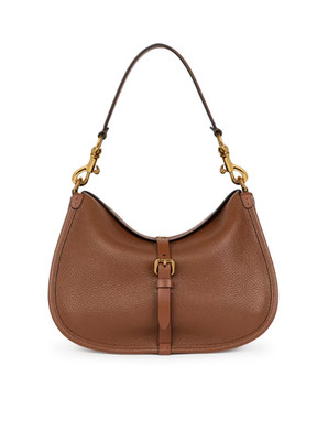 ETRO Pony Medium Brown Leather Shoulder Bag New And Authentic