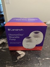 Lansinoh DiscreetDuo Wearable Double Electric Breast Pump Hands-Free
