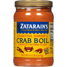 Zatarain's Kosher Crawfish, Shrimp  Crab Boil, 4.5 lb Jar