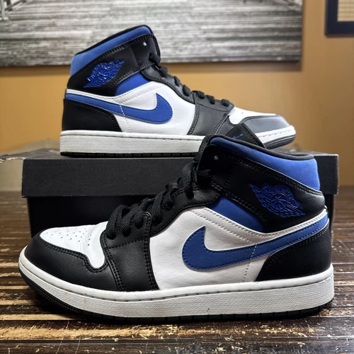 Nike Air Jordan 1 Mid Racer Blue 554724140 Size 9.5 Men