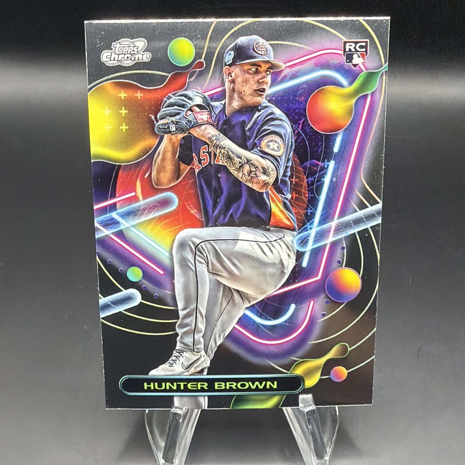 2023 Topps Chrome Cosmic Hunter Brown Rookie #196 - Houston Astros RC