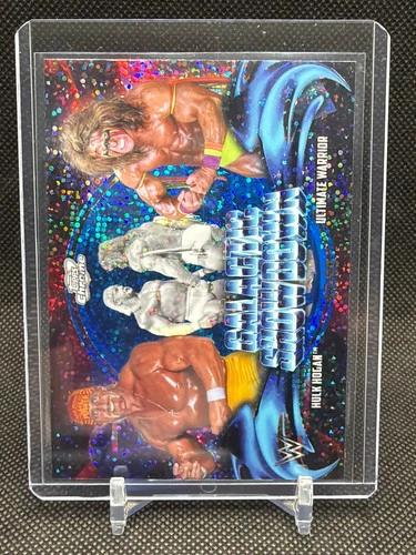 2026 Topps Cosmic Chrome WWE Galactic Showdown Ultimate Warrior Hulk Hogan 87/99