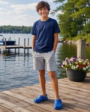 Crocs Children s Junior 6 Unisex Kids Clogs - Blue